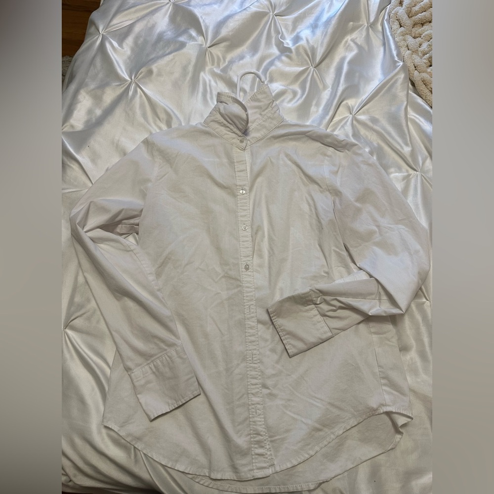 White button down